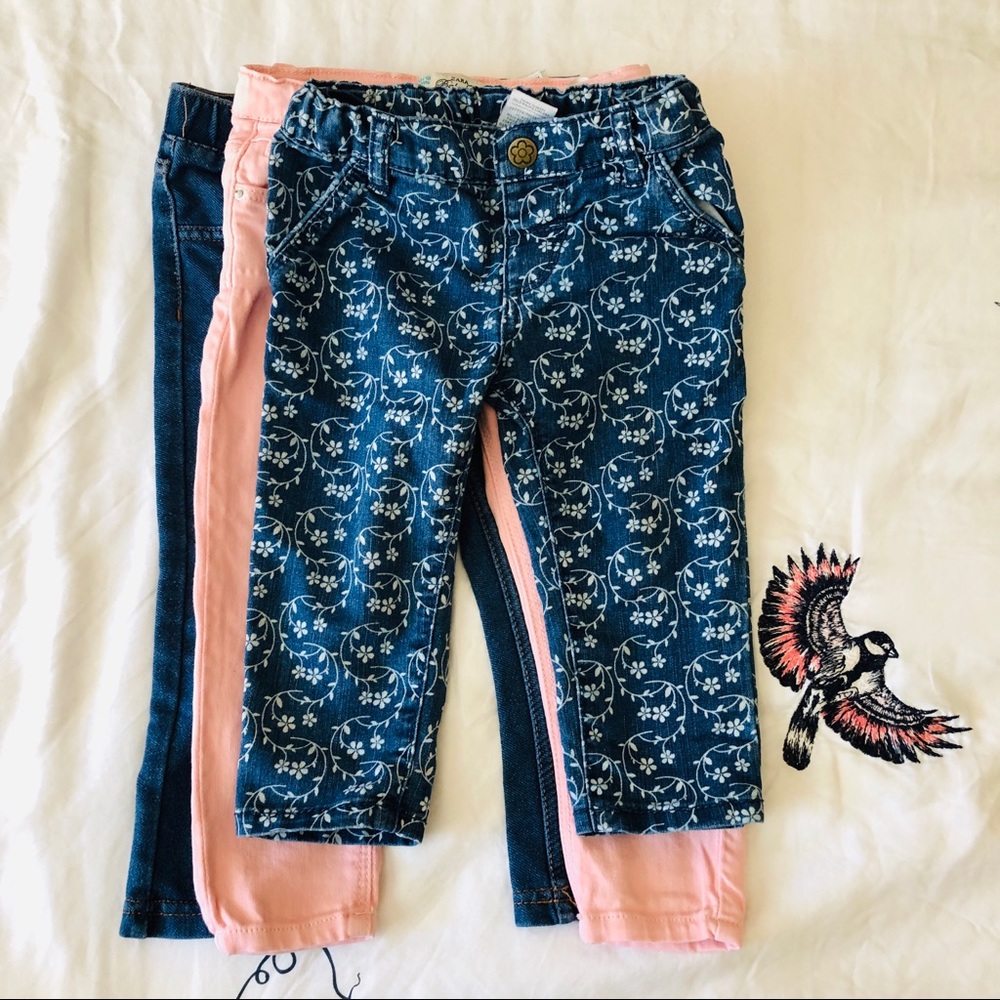 3 Pack of Jeans 6-12M, 12-18M